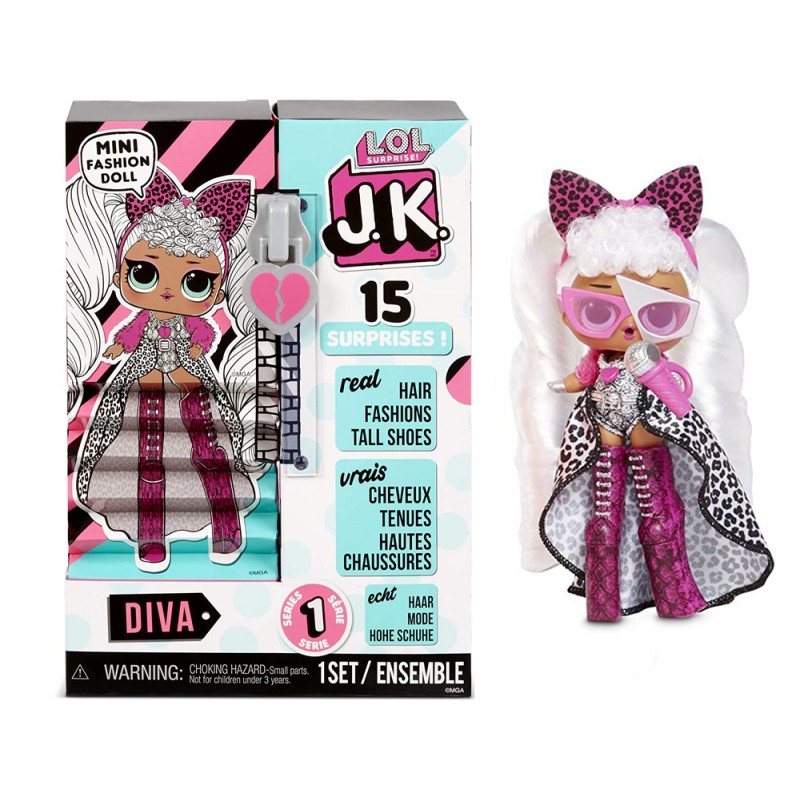 

Игровой набор с куклой LOL JK Mini Diva (MGA Entertainment, США) ЛОЛ Мини Дива (570752E7C)