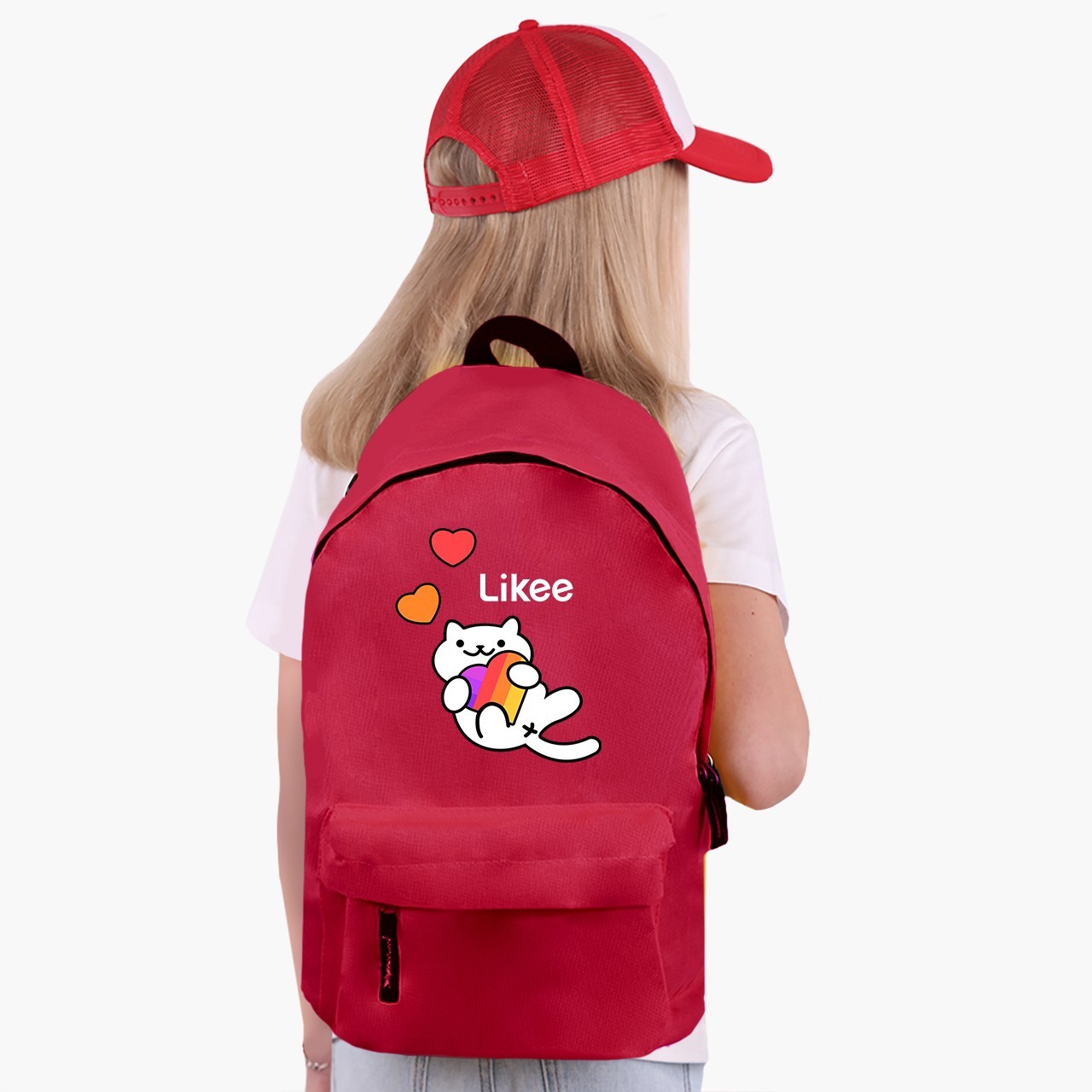 

Рюкзак детский Лайк (Likee) (9263-1039) 17 л Красный