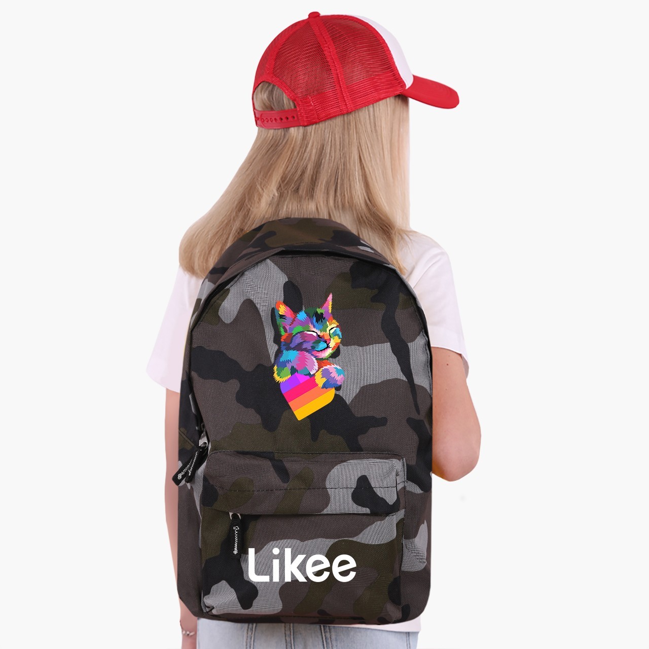 

Рюкзак детский Лайк Кот (Likee Cat) (9263-1040) 17 л Камуфляж