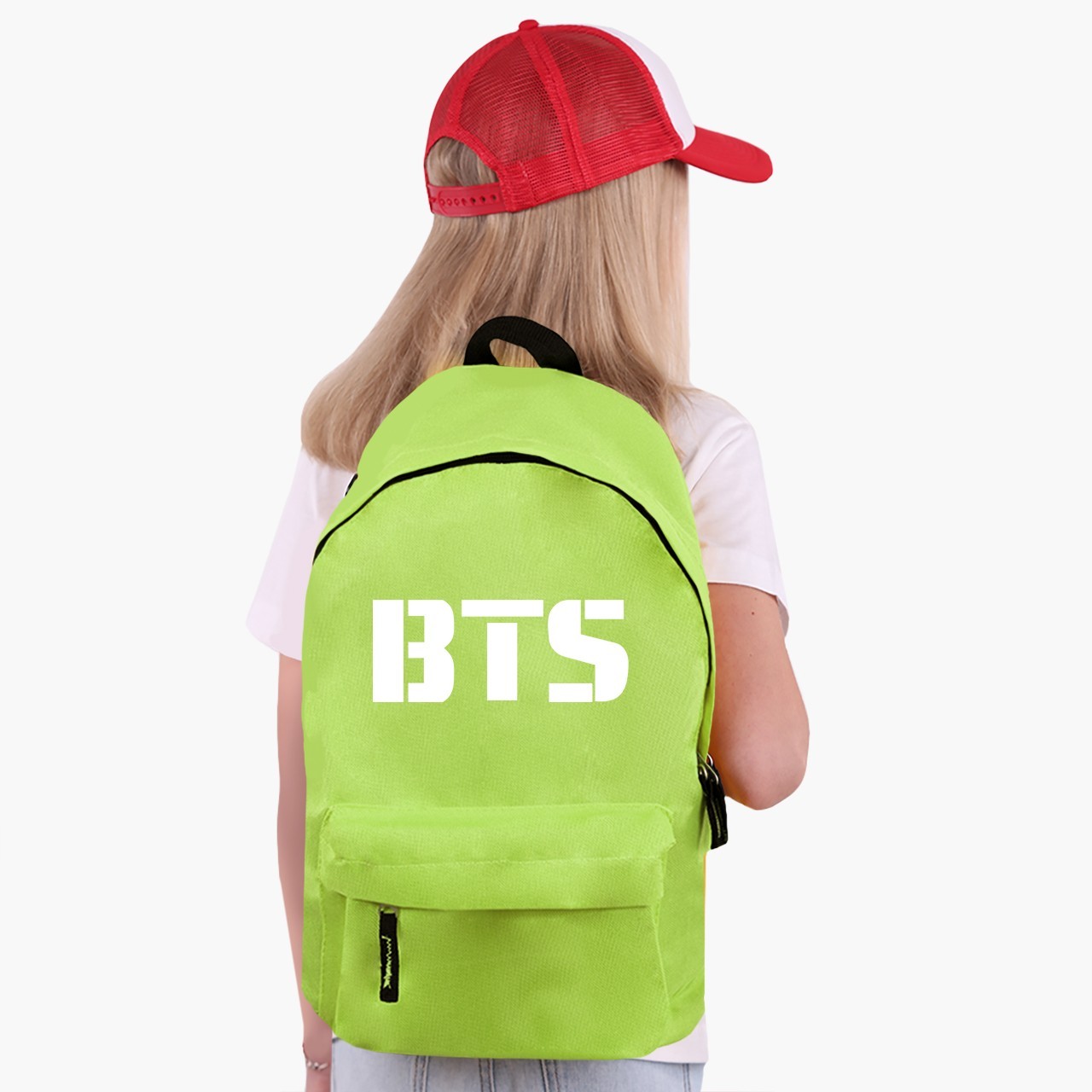 

Рюкзак детский БТС (BTS) (9263-1092) 17 л Салатовый