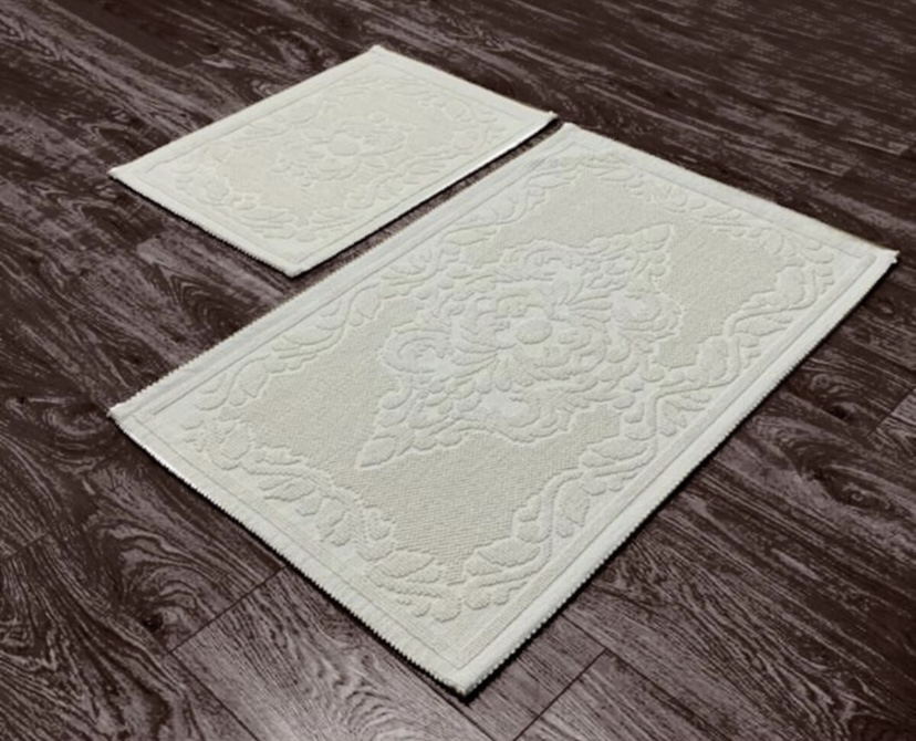 

Набор ковриков Zugo Home Osmanli 50x60+60x100 см бежевый