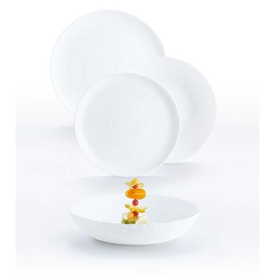 

Сервиз столовый Luminarc Ammonite White P9101 (18 пр)