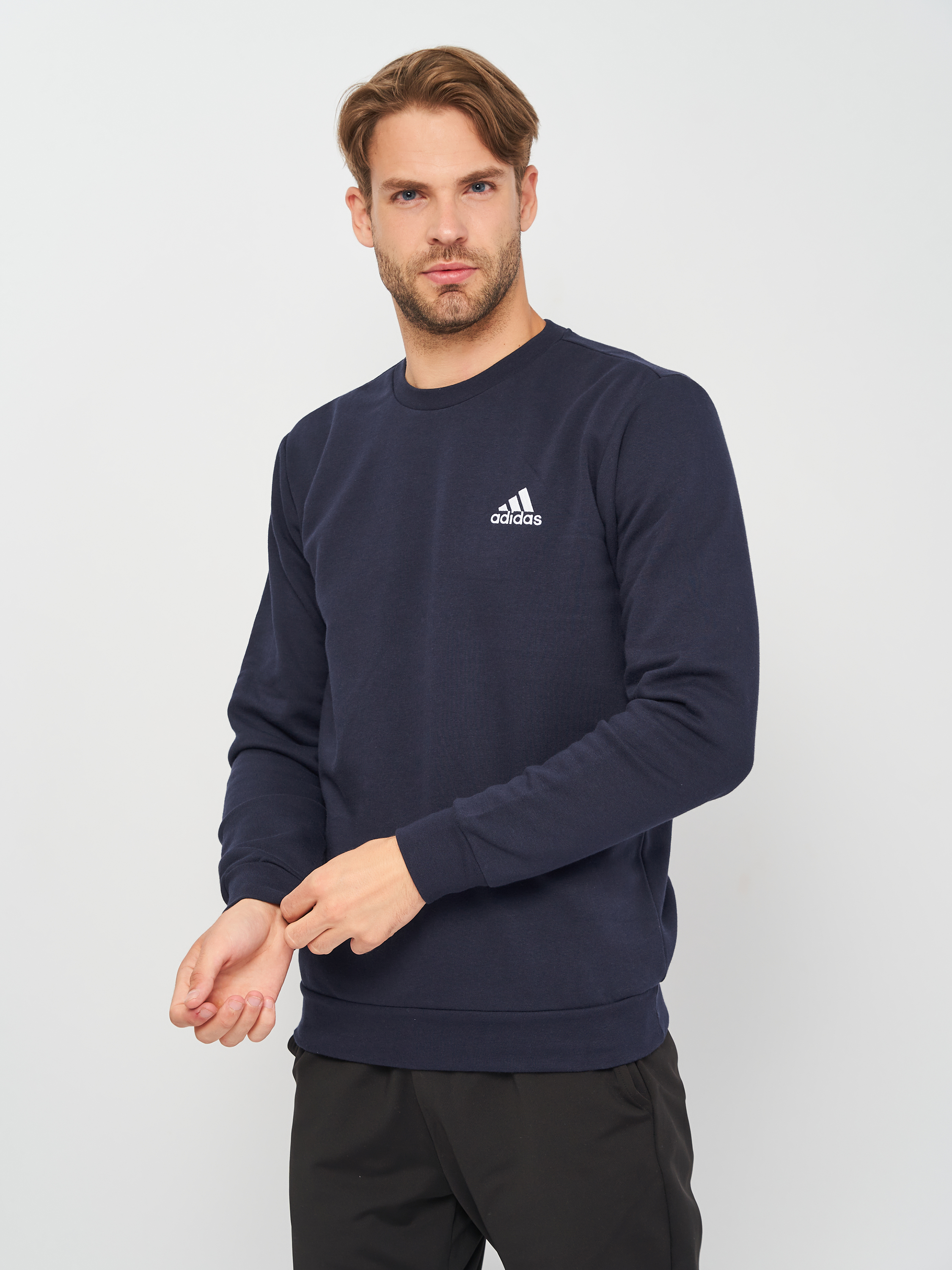 

Свитшот Adidas M Feelcozy Swt H42002 S Legink/White