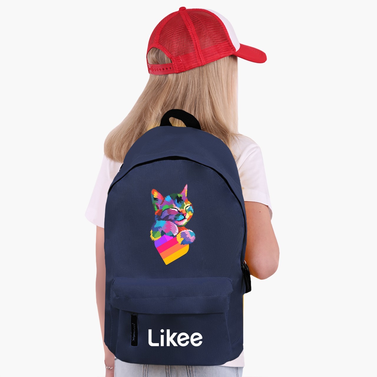 

Рюкзак детский Лайк Кот (Likee Cat) (9263-1040) 17 л Темно-синий