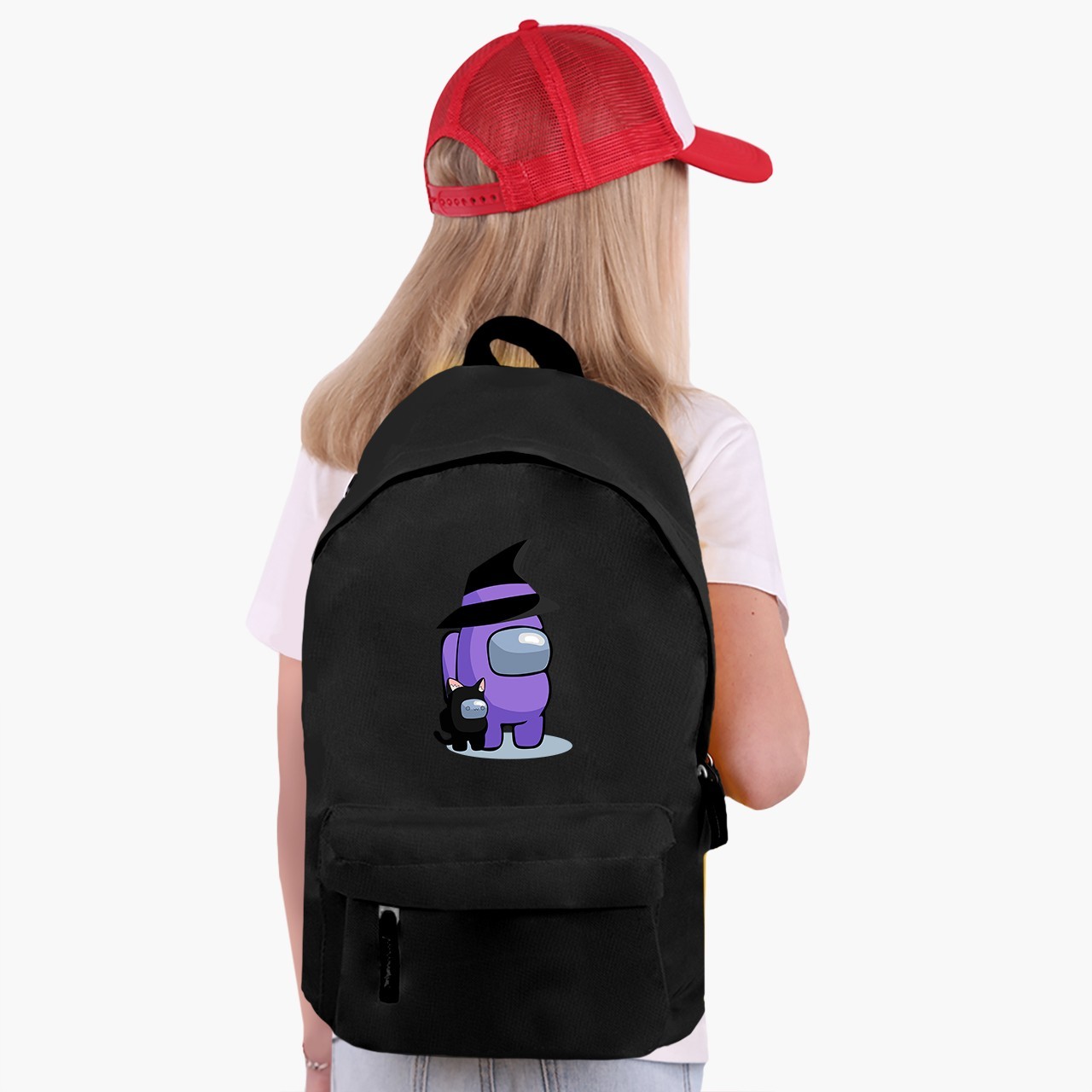 

Рюкзак детский Амонг Ас Фиолетовый (Among Us Violet) (9263-2423) 17 л Черный