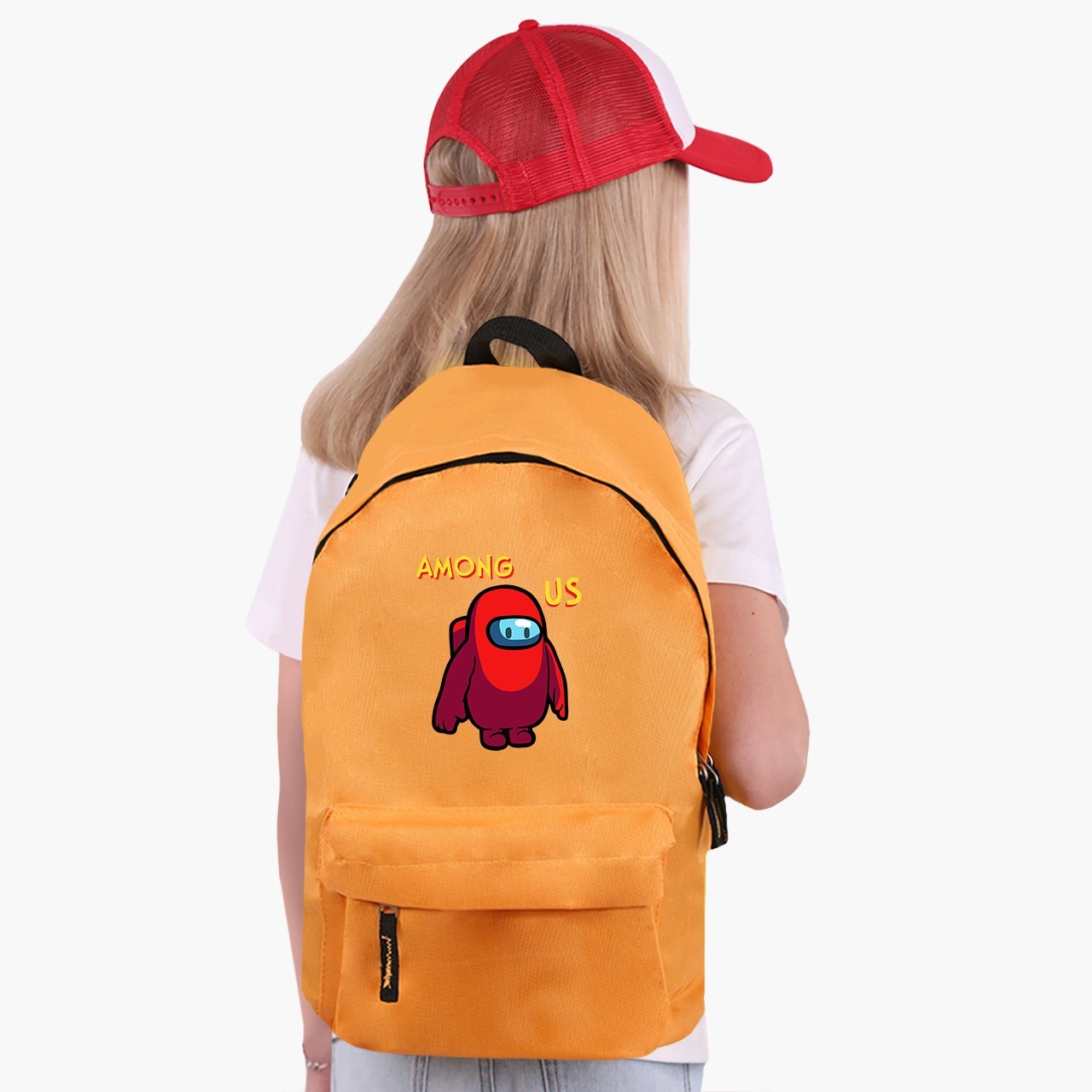 

Рюкзак детский Амонг Ас Красный (Among Us Red) (9263-2411) 17 л Оранжевый