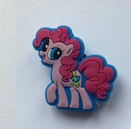 

Джибитси для кроксов Единорожка розовая 1 шт.