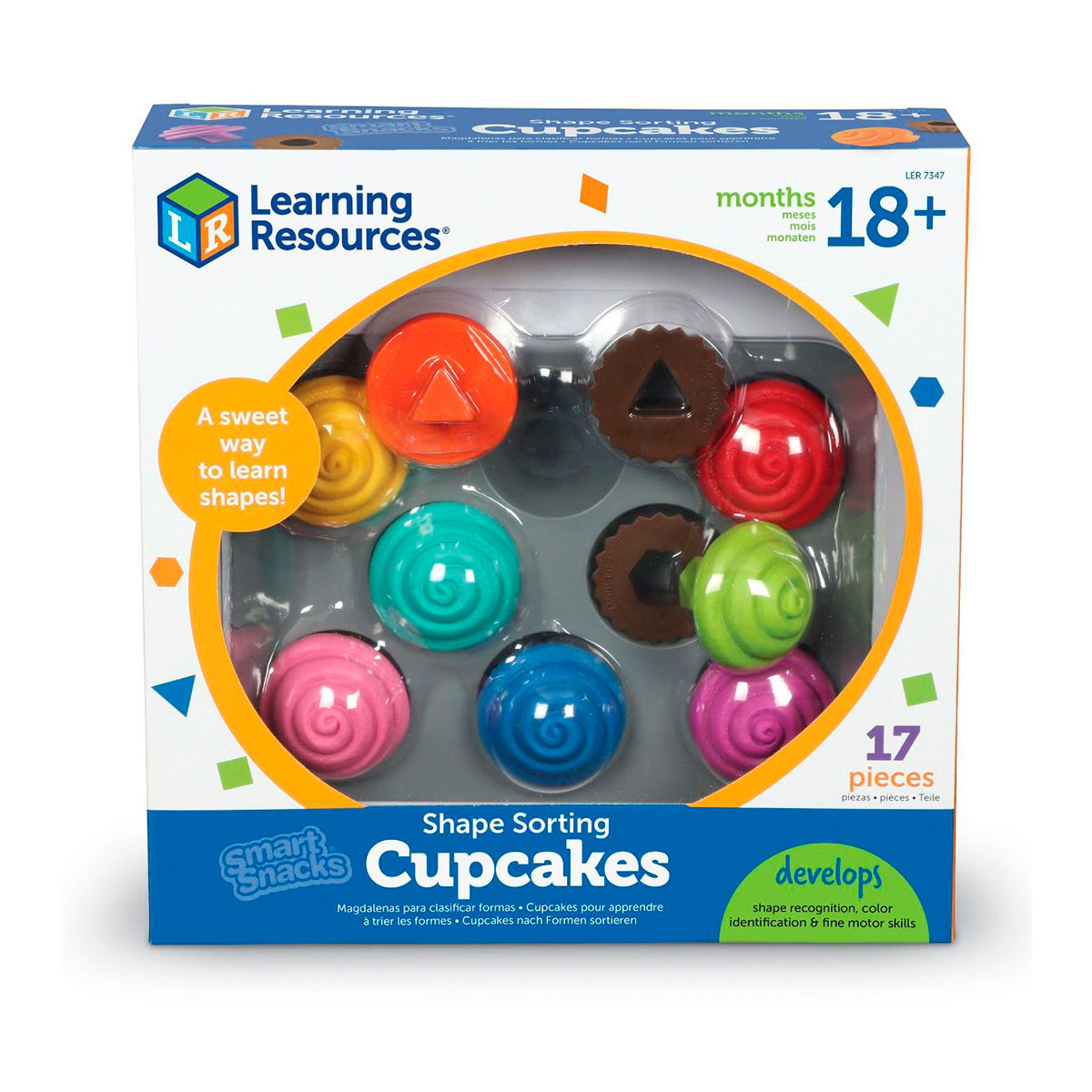 

Обучающий игровой набор-сортер LEARNING RESOURCES - КАПКЕЙКИ LER7347