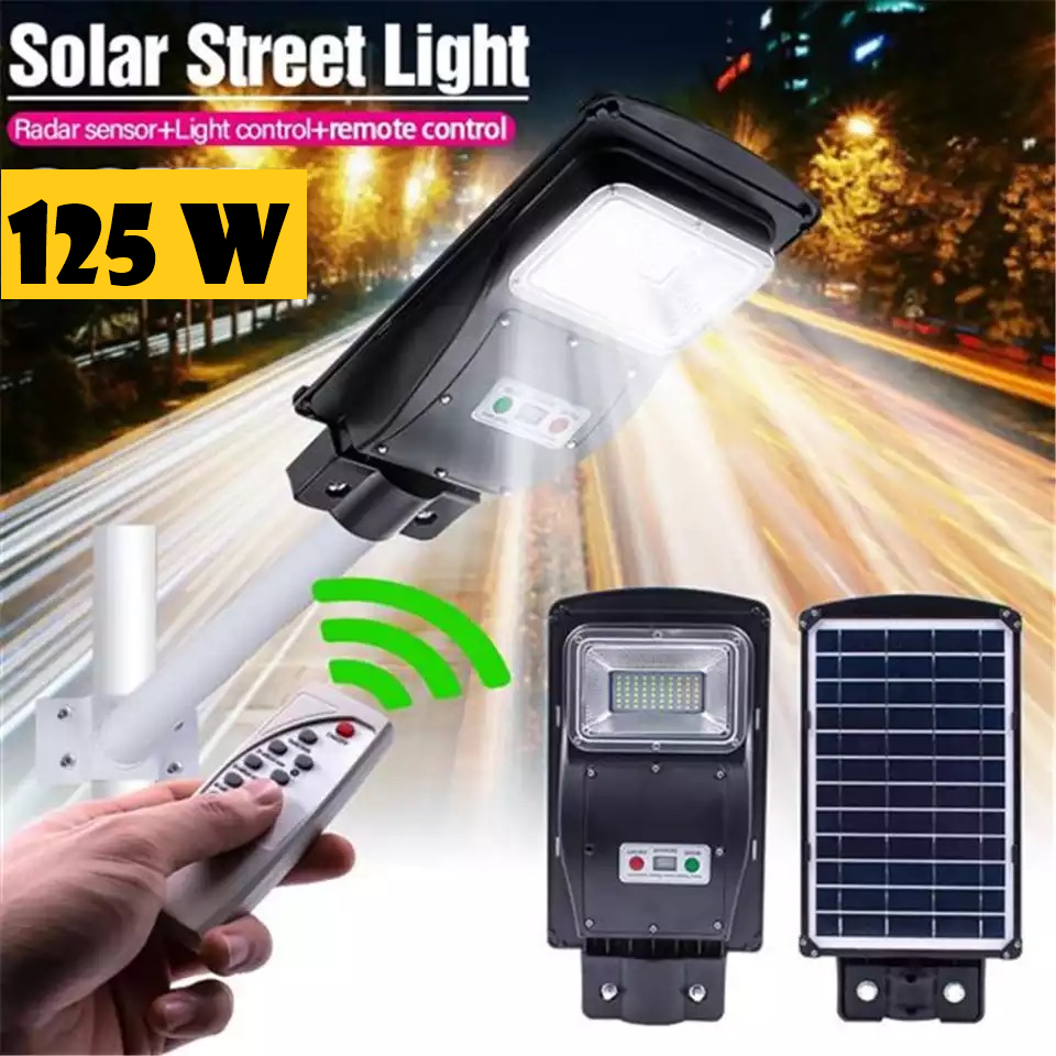 

Универсальный фонарь уличный на столб с пультом управления 125 W Cobra solar street light R1 1VPP