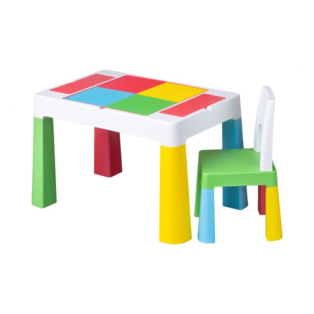 

Стол + стул комплект детской мебели Tega Baby MF-001 Multifun Разноцветный пластиковые