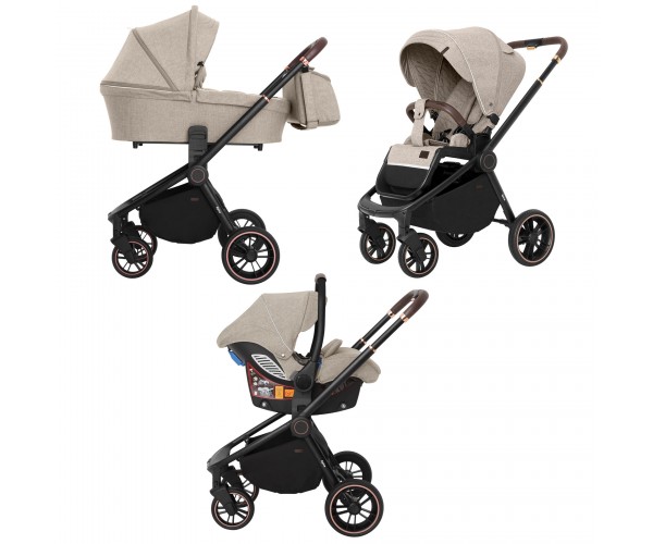 

Коляска универсальная CARRELLO Epica CRL-8511/1 (3in1), Бежевая
