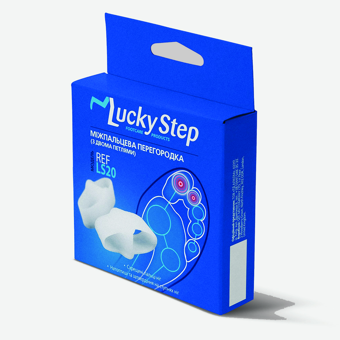 

Межпальцевая перегородка Lucky Step LS20 2