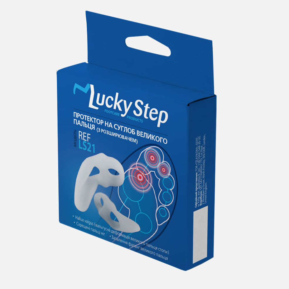 

Протектор на сустав большого пальца (с расширителем) Lucky Step LS21 1