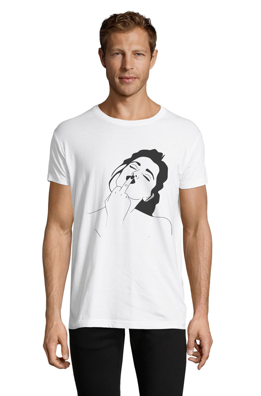 

Футболка OWEAR с Арт принтом 5277-M-WH1  Белый, Футболка OWEAR с Арт принтом 5277-M-WH1 3XL Белый