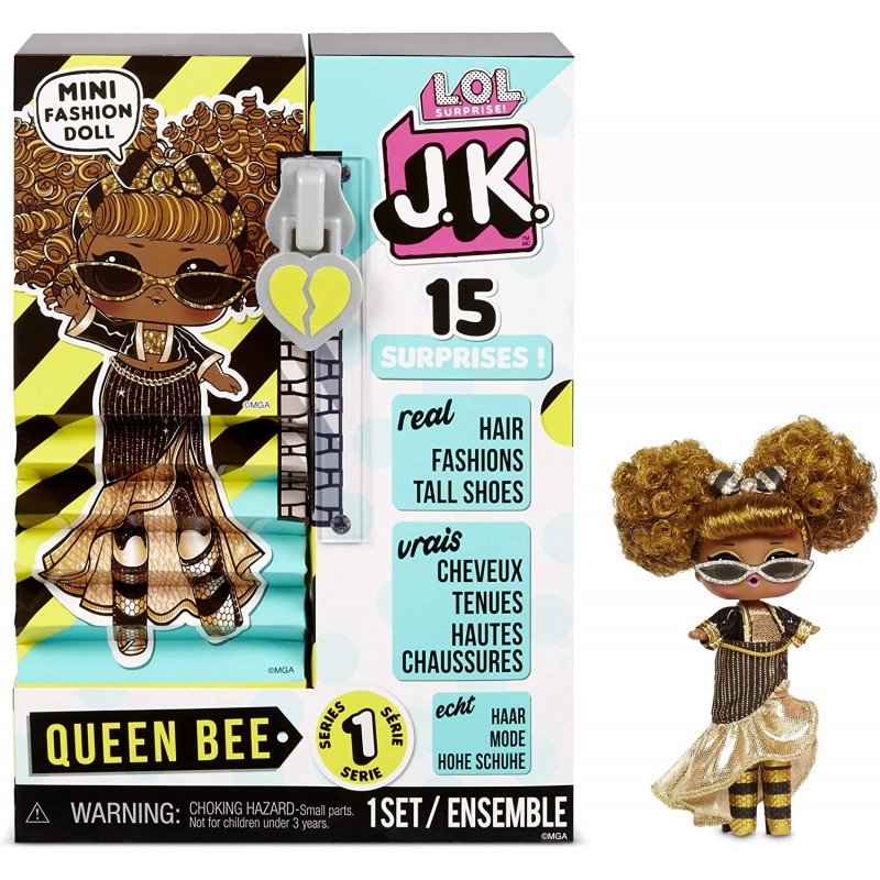 

Игровой набор с куклой LOL JK Mini Queen Bee (MGA Entertainment, США) ЛОЛ Мини Квин Би (Королева Бджілка) (570783E7CAZ)