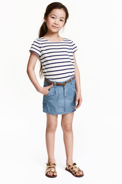 

Юбка H&М kids 134 см голубая (1082-528)