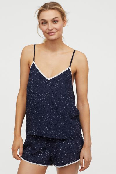 

Майка H&M ХS Темно-синяя (1204-427)