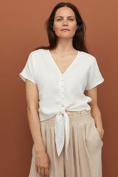 

Блуза H&M 50 белая (1204-293)