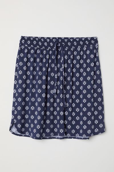 

Юбка H&M М Синяя с белым (1080-919)