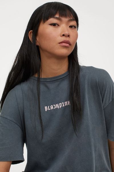 

Футболка H&M S серая (1204-310)