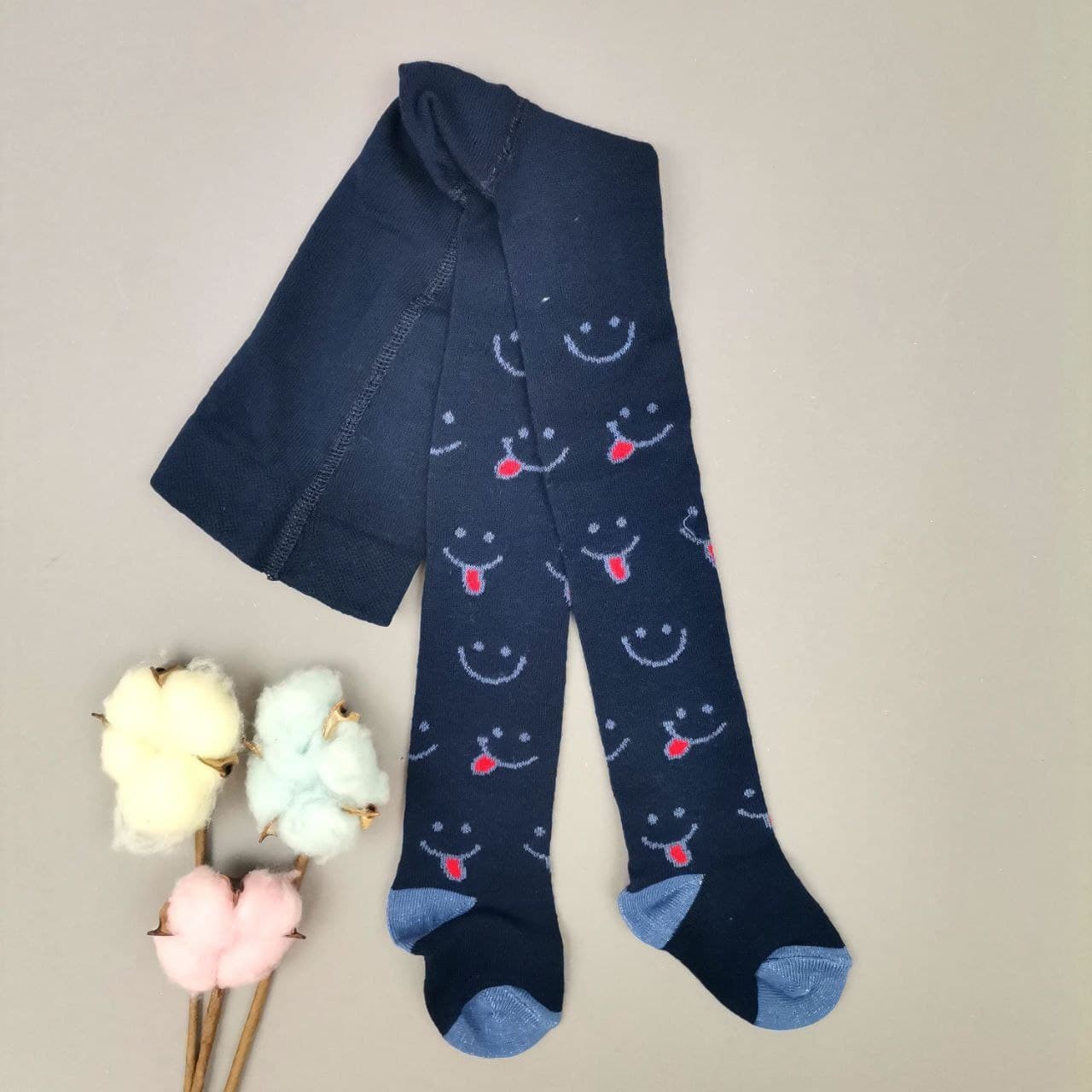 

Колготки для мальчика детские демисезонные синие 74-80 см турецкие КТ104