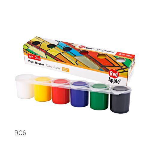 

Краски для рисования по стеклу, 6 цветов RC6