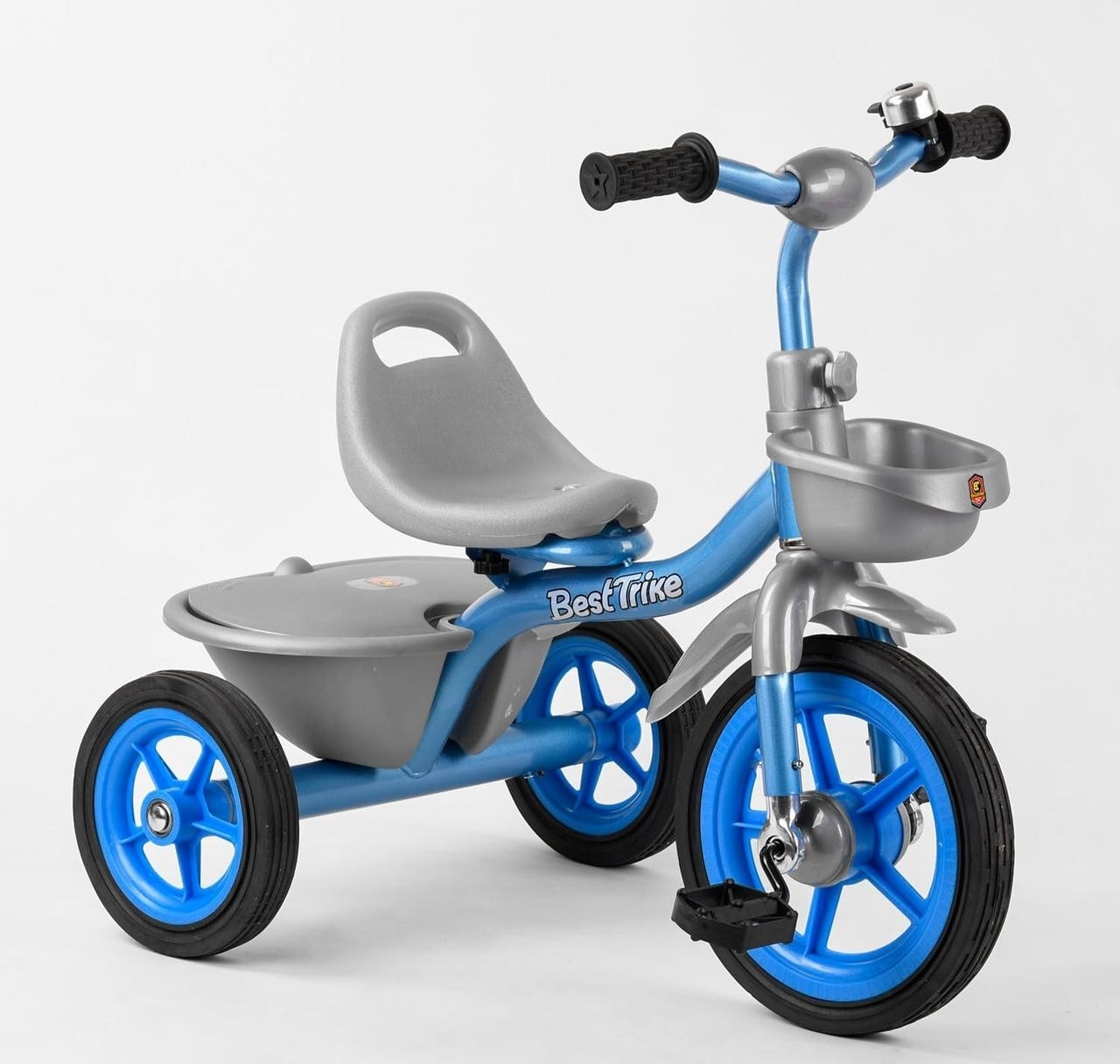 

Детский трехколесный велосипед Best Trike BS-2478 серо голубой