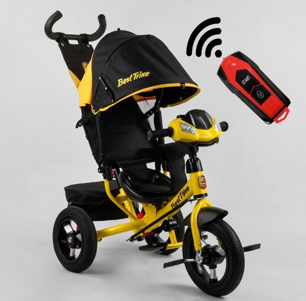 

Детский трехколесный велосипед Best Trike 3390/38-304 желтый