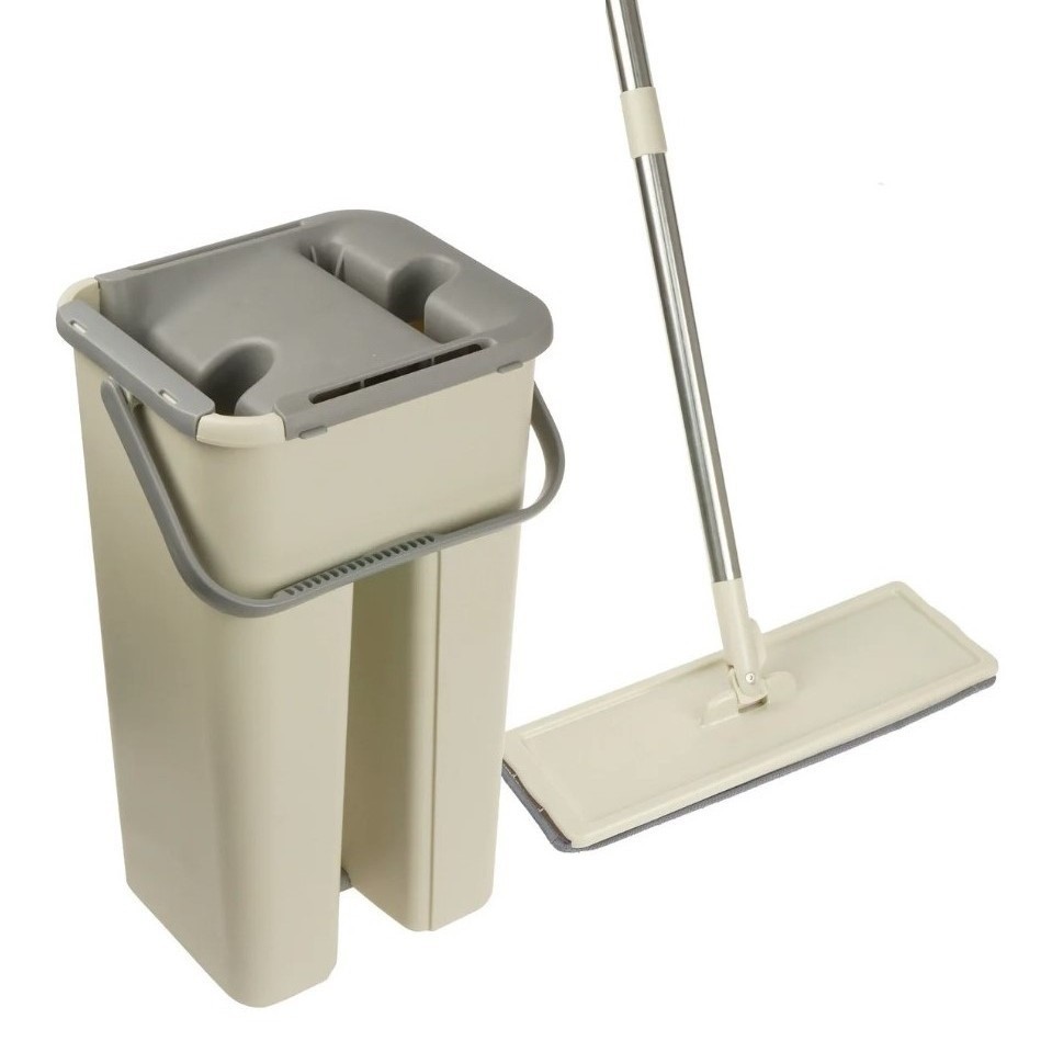 

Швабра с ведром Supretto Scratch Cleaning Mop со складной ручкой и системой отжима