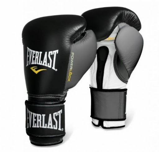 

Перчатки Everlast Powerlock Hook Loop Training Gloves 14 унций Черные