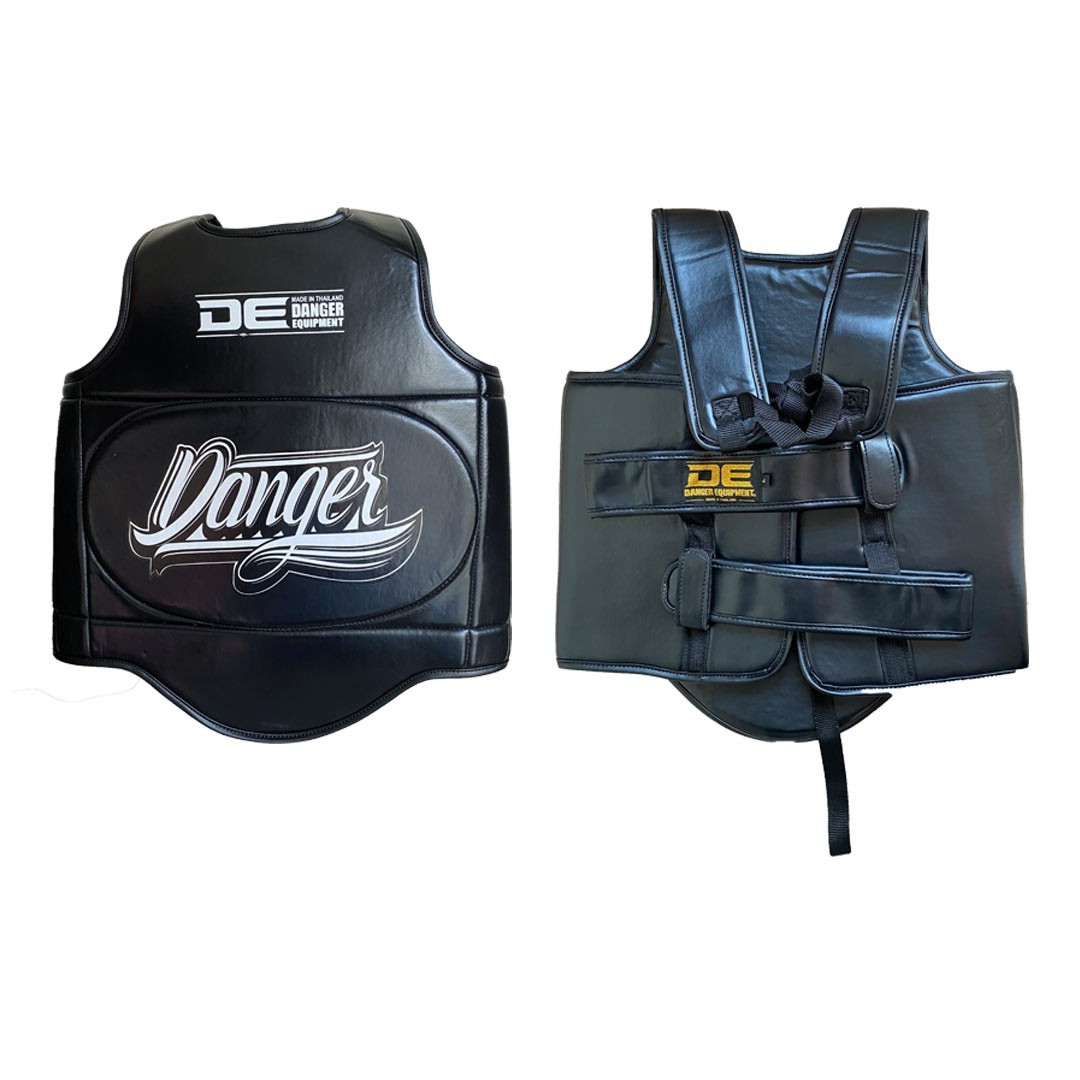 

Спарринг жилет Danger Muaythai Chest Protector Черный Размер: XL