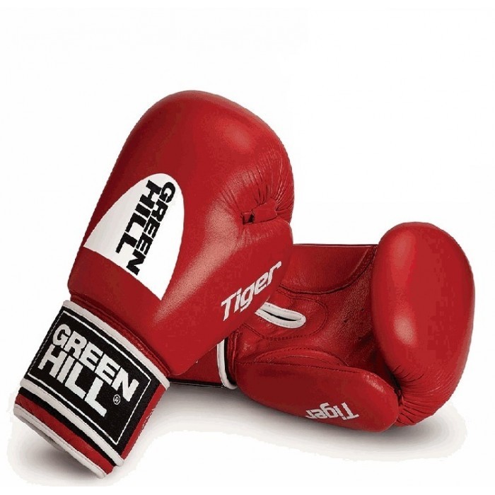 

Перчатки боксерские Green Hill "Tiger" AIBA 10 унций Красные