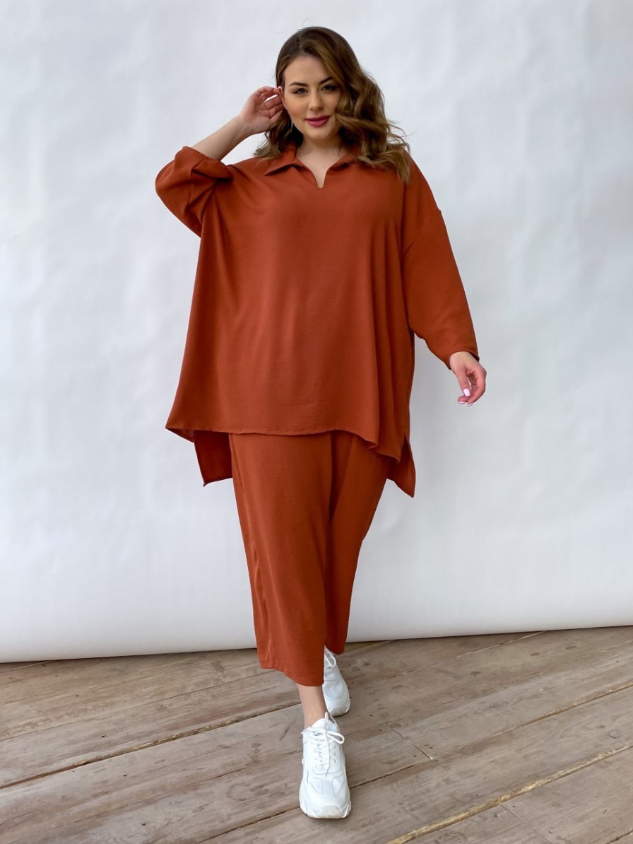 

Брючный костюм-двойка MOON XXL/XXXL кирпичный 43445530
