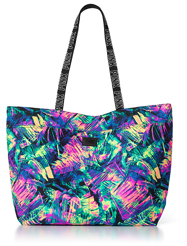 

Сумка пляжная Victoria`s Secret Pink MULTI PALM