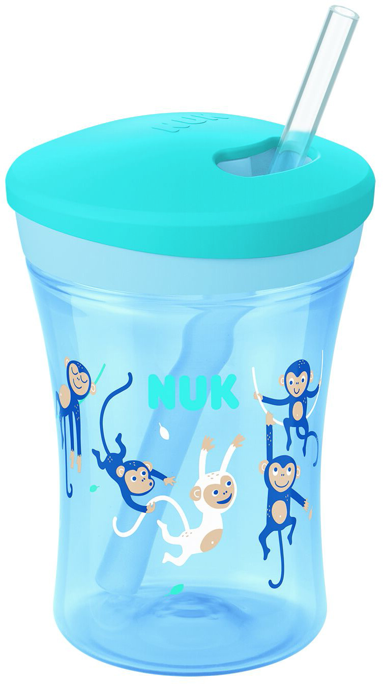 

Поильник Nuk Evolution Action Cup 230 мл Голубая (4008600365112)
