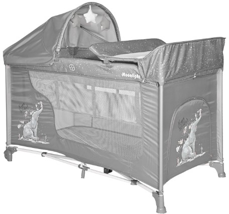 

Манеж Lorelli Moonlight 2L+ Grey Fun (MOONLIGHT 2L+ grey fun)