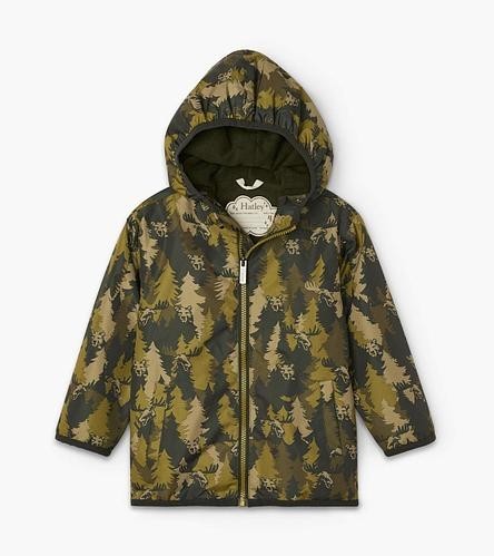 

Куртка Hatley MICROFIBER Forest Camo 92см хакі 2A