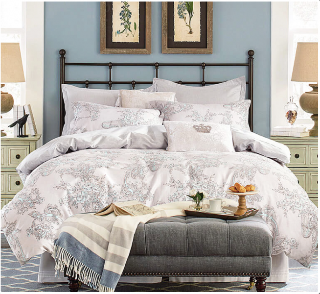 

Постельное белье сатин евро комплект Present Vie Nouvelle Классик CL-0074