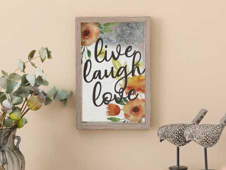 

Live Laugh Love Картина 20х30 см EH