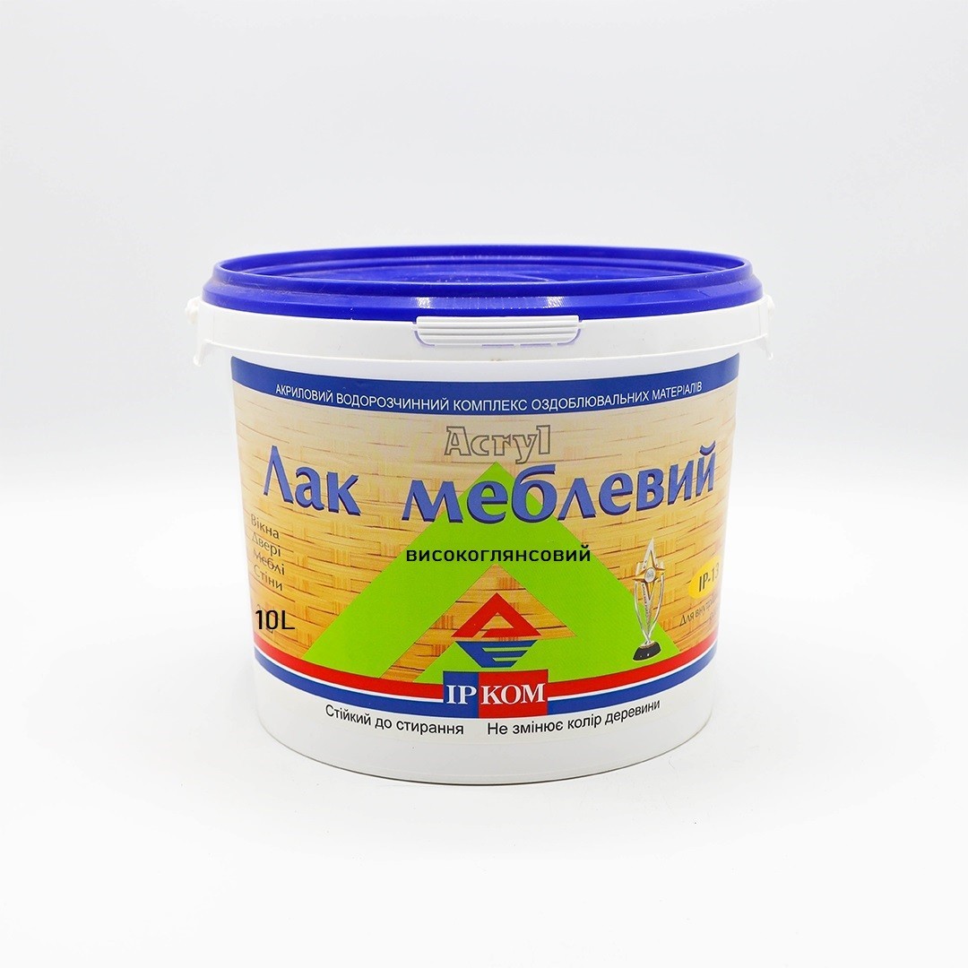 

Лак мебельный Ирком Ир 13 глянцевый 10 л