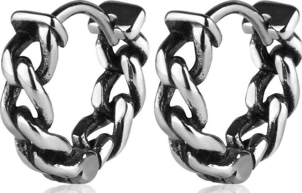 

Серьги-кольца из стали Everiot SE-ZS-1818(9) (диаметр 13 мм и 17 мм) (Диаметр 13 мм)