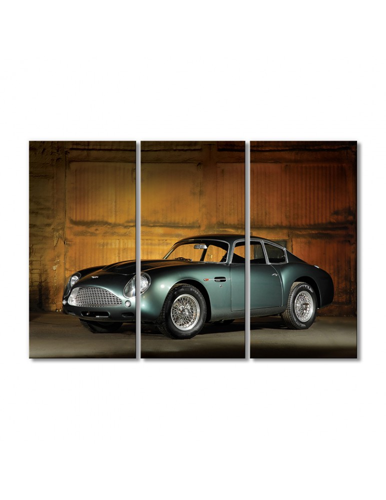

Модульная картина Artel «1961 Астон Мартин DB4 GT Загато зеленый» 3 модуля 80x120 см