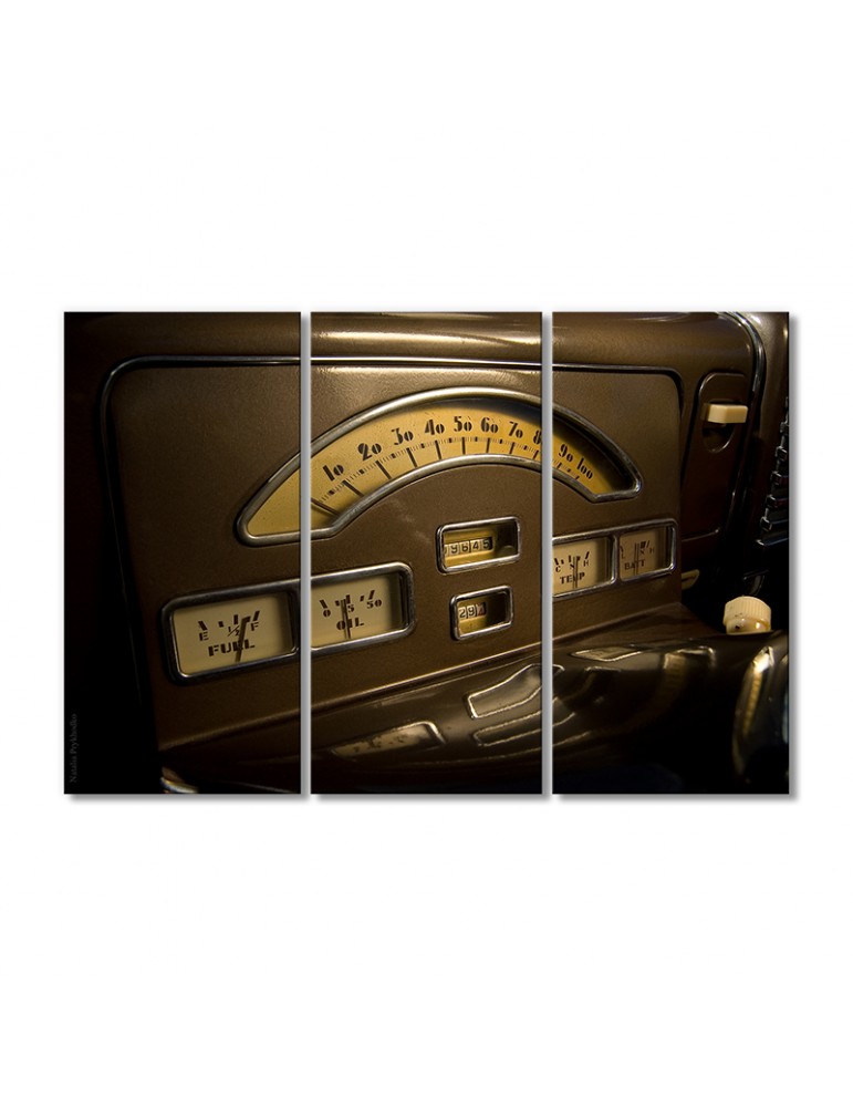 

Модульная картина Artel «1939 Меркурий внутренний спидометр» 3 модуля 80x120 см