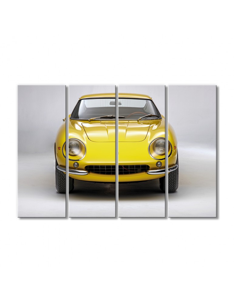 

Модульная картина Artel «1967 Феррари 275 GTB-4 Берлинетта желтый» 4 модуля 70x105 см
