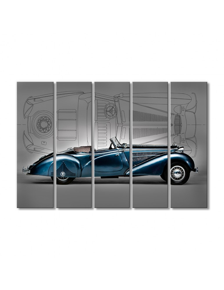 

Модульная картина Artel «1938 Horch 853 Специаль Родстер» 5 модулей 80x120 см