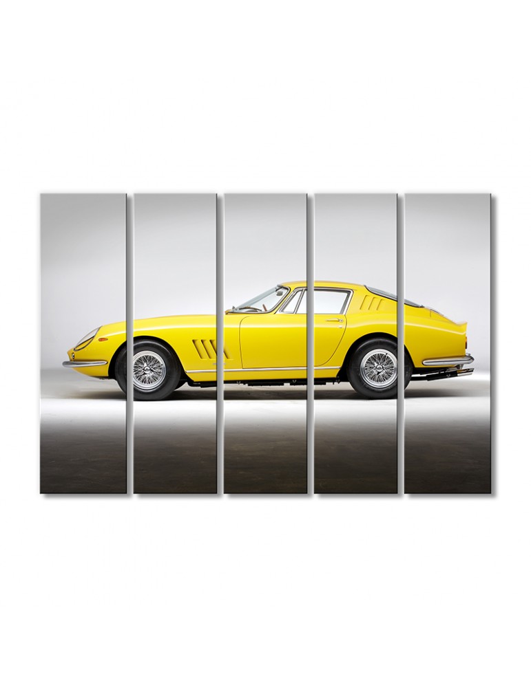 

Модульная картина Artel «1967 Феррари 275 GTB желтый» 5 модулей 90x135 см