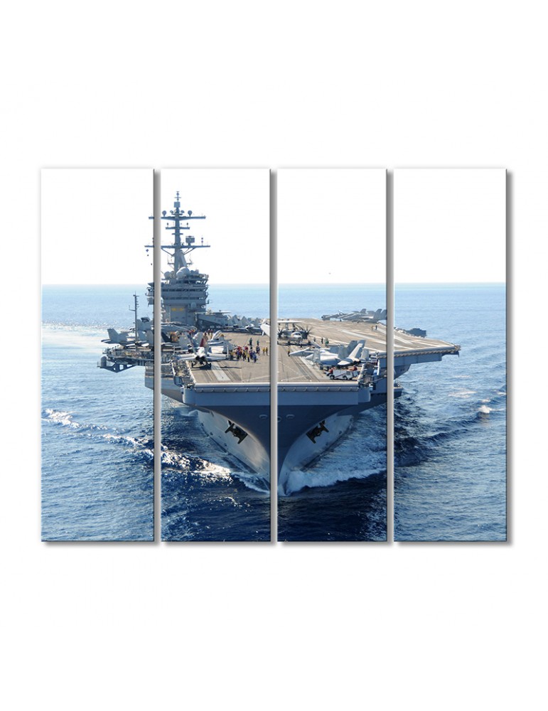 

Модульная картина Artel «Авианосец Джордж Буш» 4 модуля 80x120 см