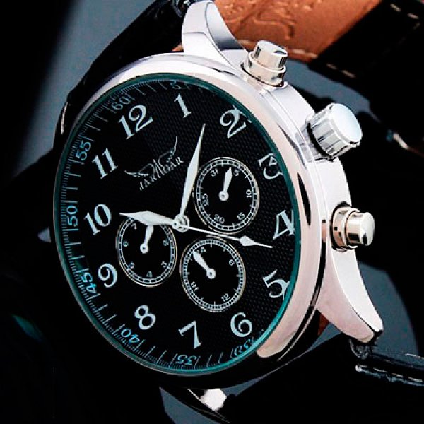 

Мужские механические часы Jaragar Elite 41х10 мм Черный 1013