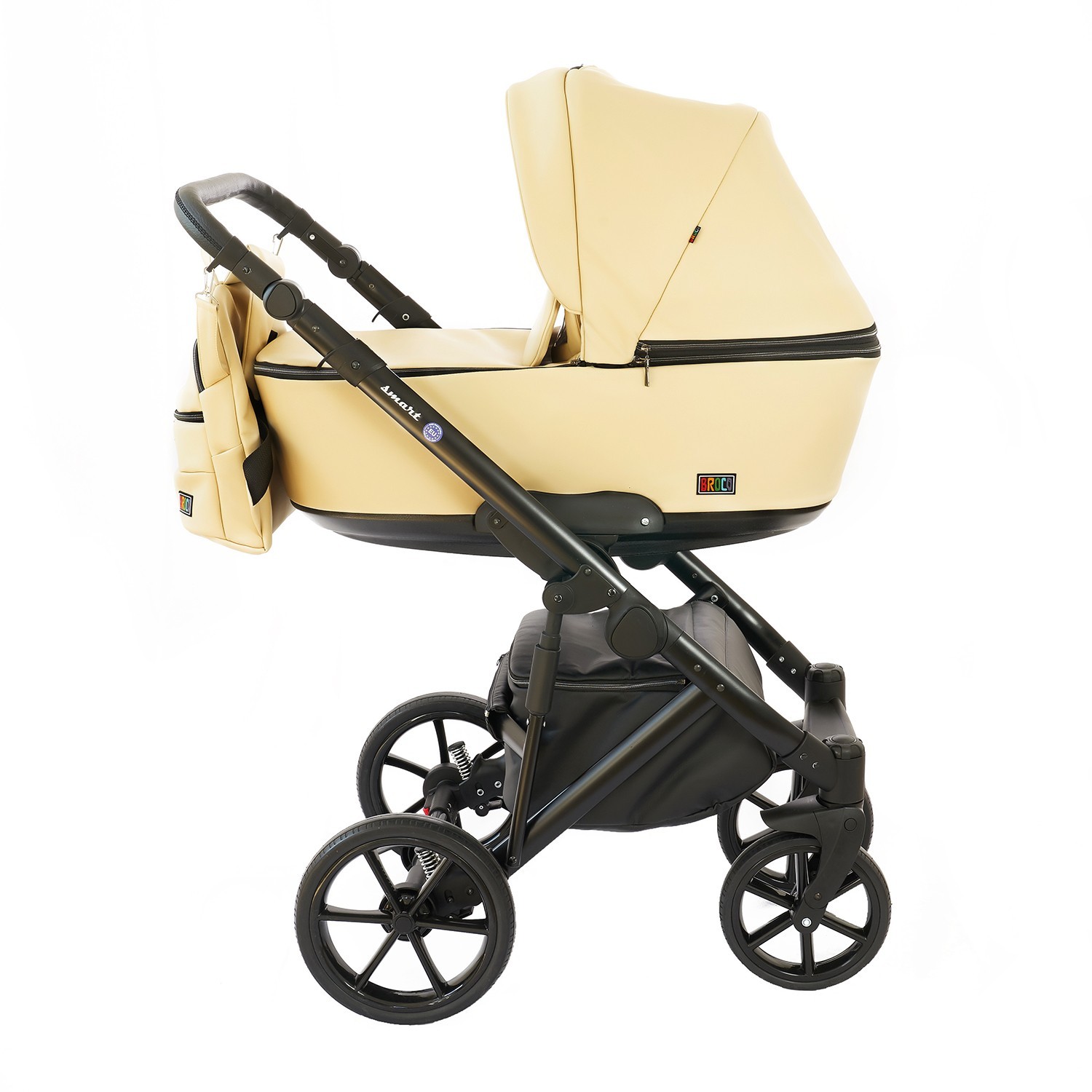 

Универсальная коляска Broco Smart 2 в 1 Beige