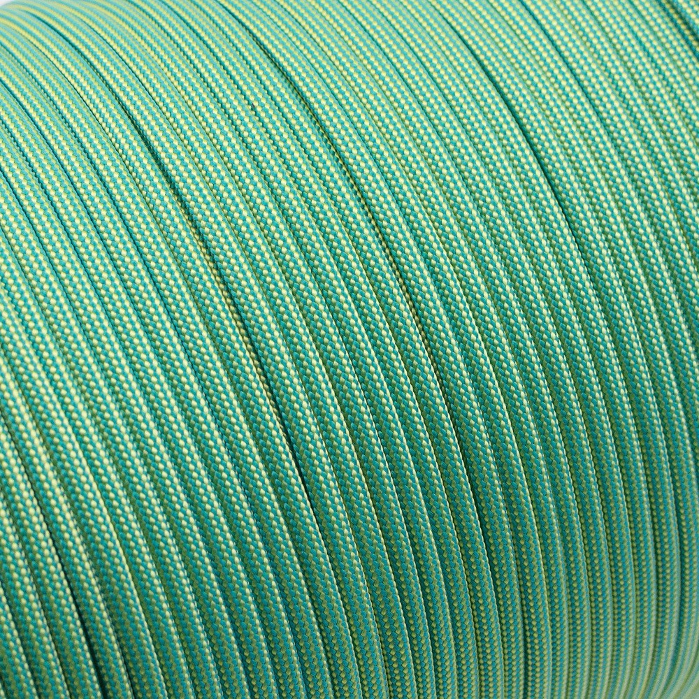 

Паракорд ice mint yellow stripes #255 Paracord 550 (моток 30 метров)